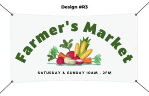 4 x 5 Banner template - Farmer's Market